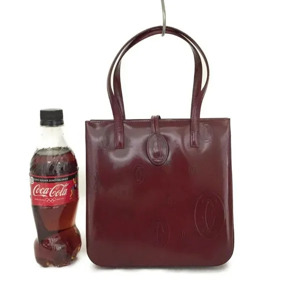 Cartier Burgundy Tote Bag - Picture 3 of 14